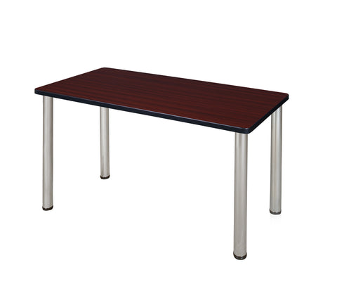Regency Kee 42 x 24 in. Training Seminar Table Top Black Legs