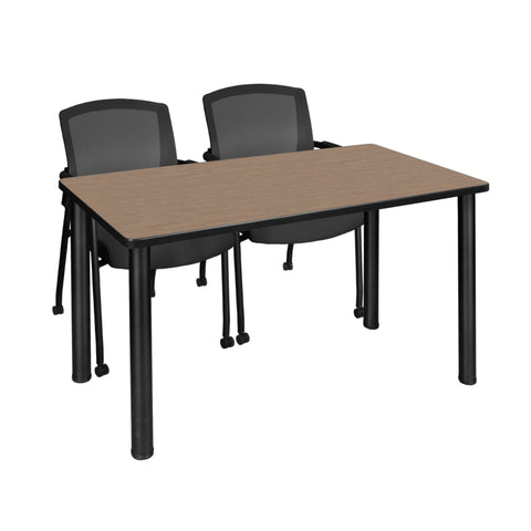 Noble Oak / Black / 48 x 24