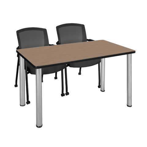 Noble Oak / Chrome / 48 x 24