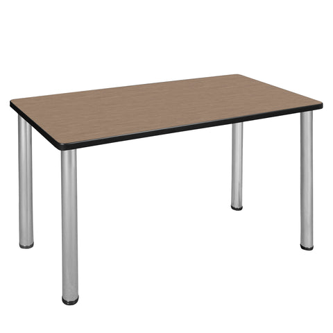 Regency Kee 42 x 24 in. Training Seminar Table Top Black Legs