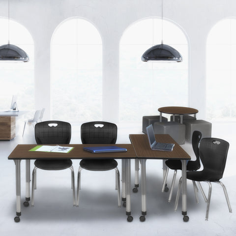 Regency Kee 42 x 24 in. Height Adjustable Mobile Classroom Activity Table