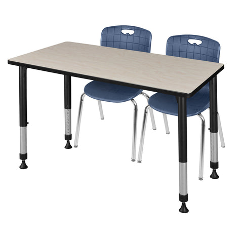 Black|Maple|Navy Blue / 48 x 24