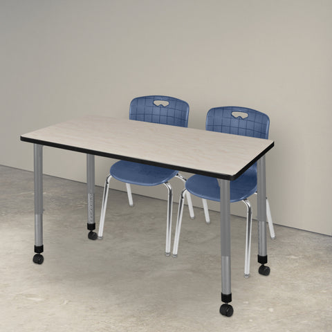 Grey|Maple|Navy Blue / 48 x 24