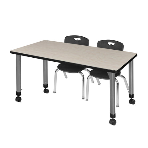 Maple / Grey / Black / 48 x 30