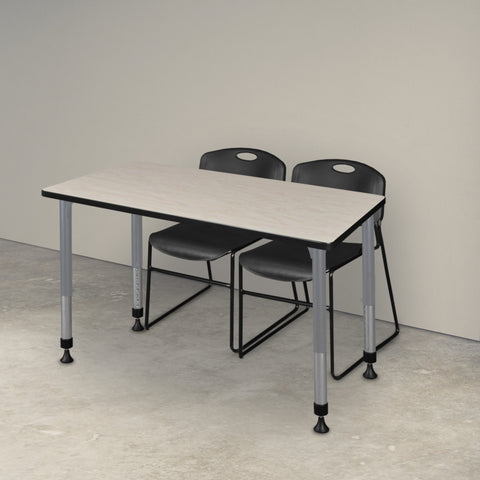 Maple / Grey / Black / 48 x 30