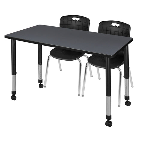 Grey / Black / Black / 48 x 30