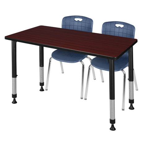 Black|Mahogany|Navy Blue / 48 x 30