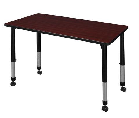 Regency Kee 42 x 24 in. Height Adjustable Mobile Classroom Activity Table