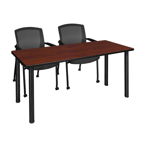 Regency Kee Training Table- & 2 Knight Mesh Chairs