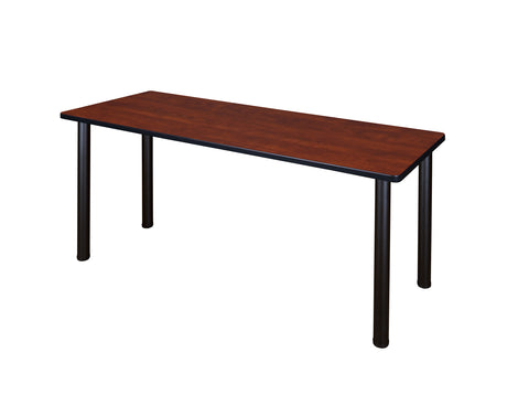 Regency Kee 42 x 24 in. Training Seminar Table Top Black Legs