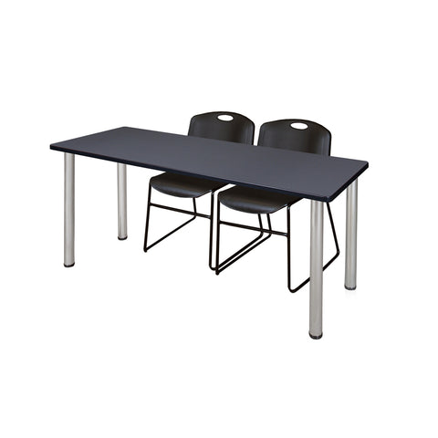 Grey / Chrome / Black / 60 x 24