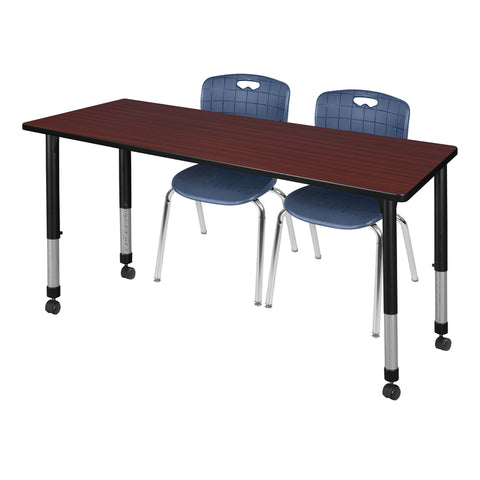 Black|Mahogany|Navy Blue / 60 x 24