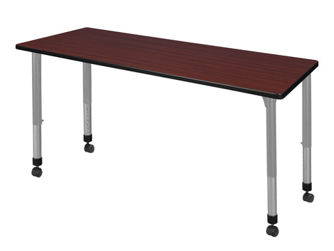 Regency Kee 42 x 24 in. Height Adjustable Mobile Classroom Activity Table