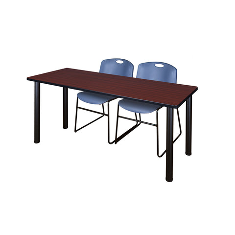 Mahogany / Black / Blue / 60 x 24