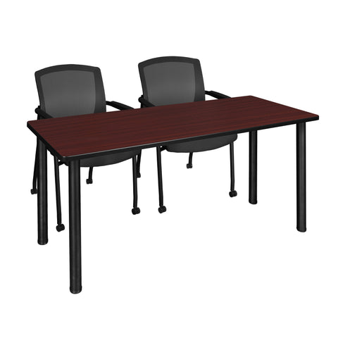 Regency Kee Training Table- & 2 Knight Mesh Chairs