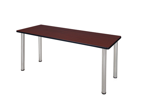 Regency Kee 42 x 24 in. Training Seminar Table Top Black Legs