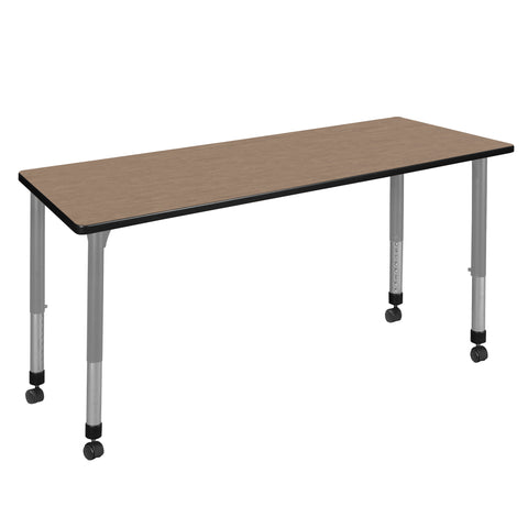 Regency Kee 42 x 24 in. Height Adjustable Mobile Classroom Activity Table