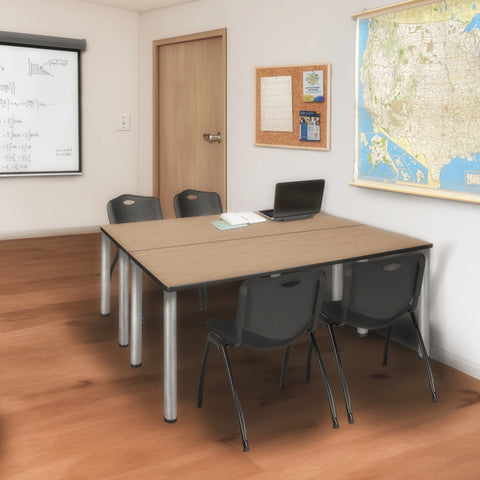 Chrome|Noble Oak / 60 x 24