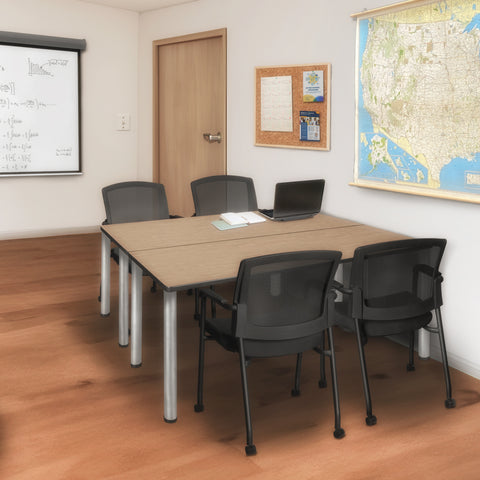 Regency Kee Training Table- & 2 Knight Mesh Chairs