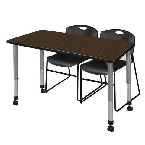 Neo Walnut / Grey / Black / 60 x 24