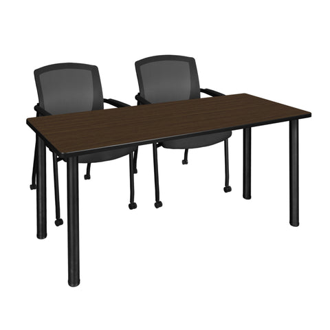 Neo Walnut / Black / 60 x 24