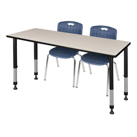 Black|Maple|Navy Blue / 60 x 24
