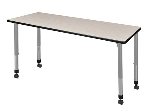 Regency Kee 42 x 24 in. Height Adjustable Mobile Classroom Activity Table