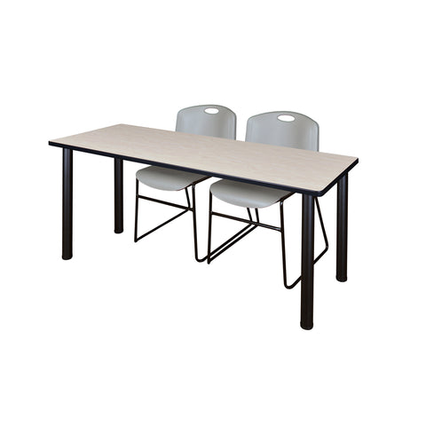 Maple / Black / Grey / 60 x 24