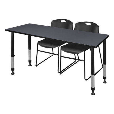 Grey / Black / Black / 60 x 30