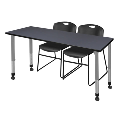Grey / Grey / Black / 60 x 30