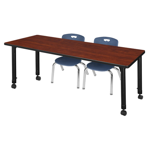 Cherry / Black / Blue / 66 x 24