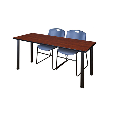 Cherry / Black / Blue / 66 x 24