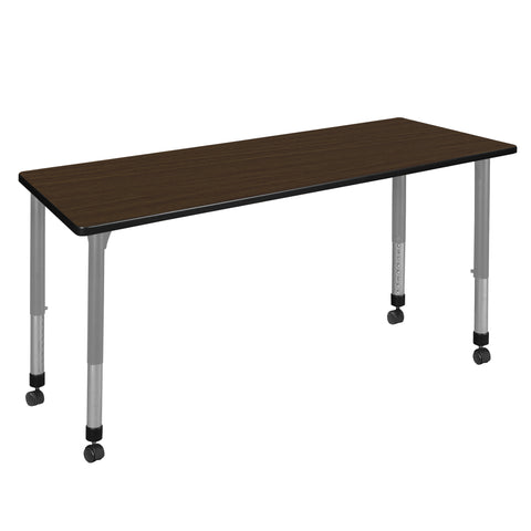 Regency Kee 42 x 24 in. Height Adjustable Mobile Classroom Activity Table