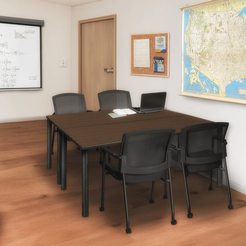 Regency Kee Training Table- & 2 Knight Mesh Chairs