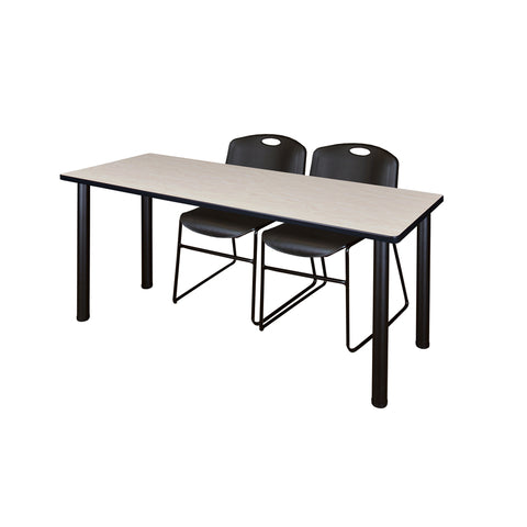 Maple / Black / Black / 66 x 24