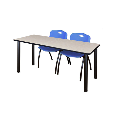 Maple / Black / Blue / 66 x 24