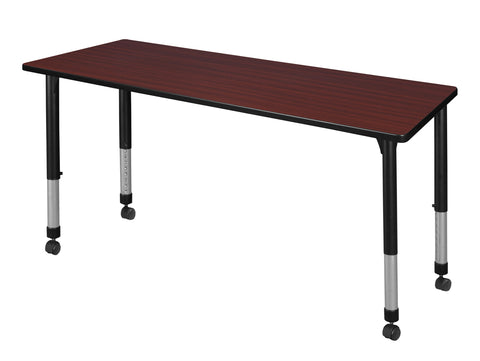 Regency Kee 42 x 24 in. Height Adjustable Mobile Classroom Activity Table
