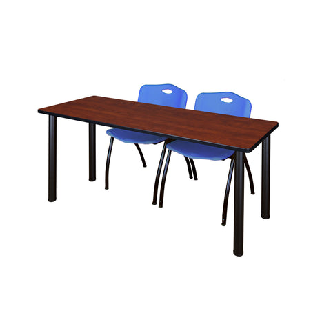 Cherry / Black / Blue / 72 x 24