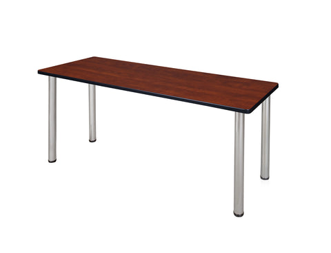 Regency Kee 42 x 24 in. Training Seminar Table Top Black Legs