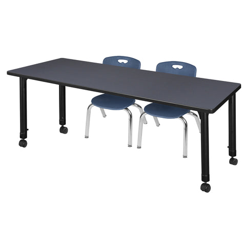 Grey / Black / Blue / 72 x 24