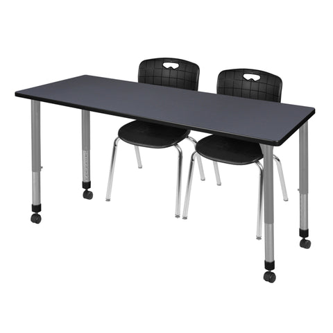 Grey / Grey / Black / 72 x 24