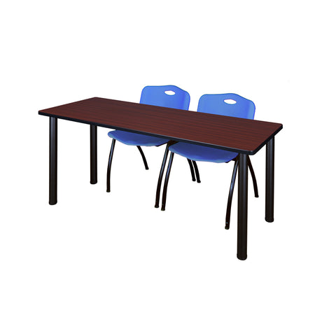 Mahogany / Black / Blue / 72 x 24
