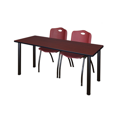 Mahogany / Black / Burgundy / 72 x 24