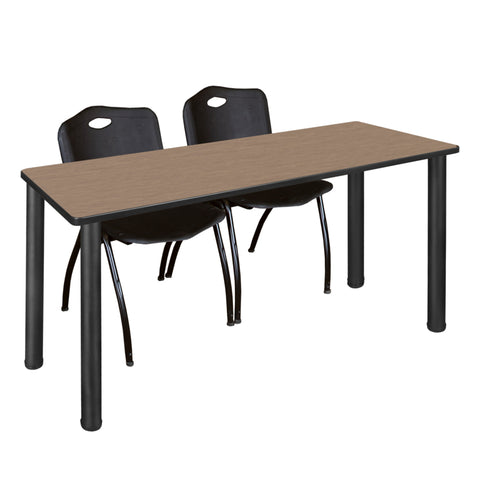 Noble Oak / Black / Black / 72 x 24