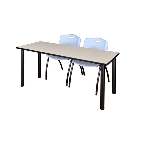 Maple / Black / Grey / 72 x 24