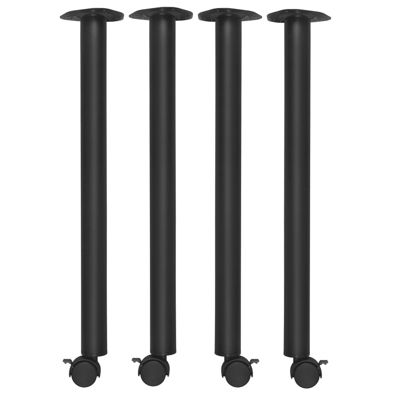 Regency Kee Post Table Leg with Casters (Set of 4) — The Office Place