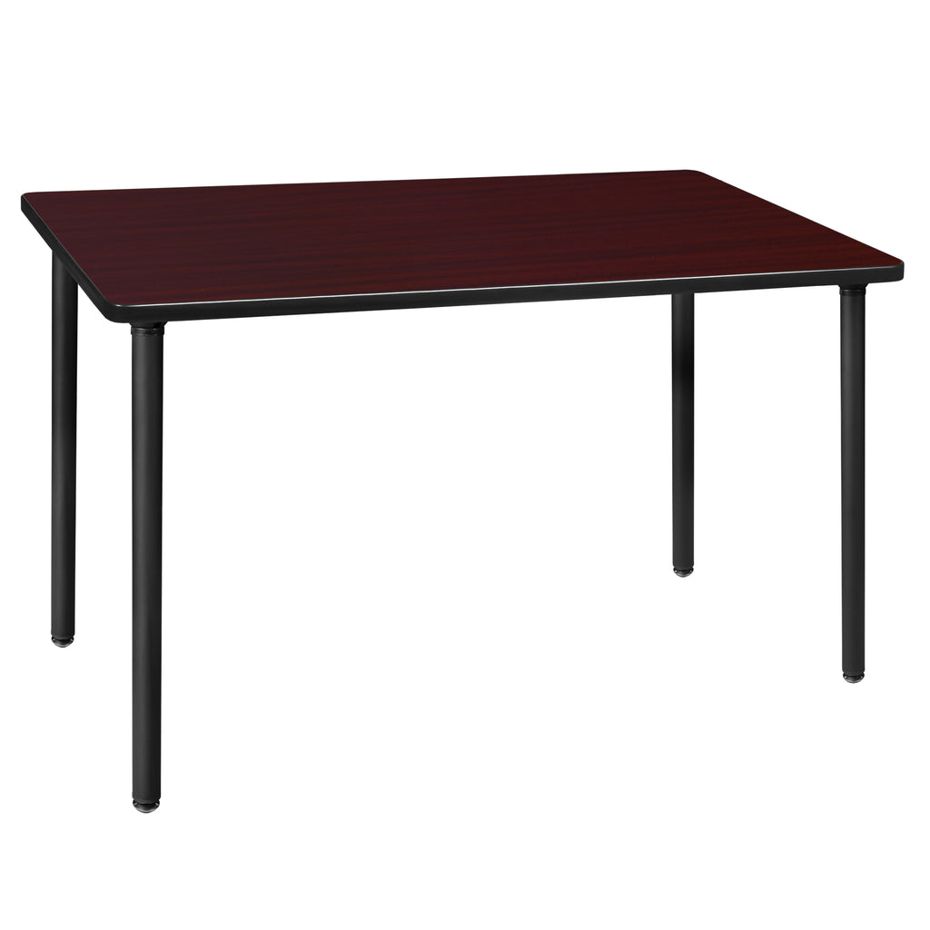 Regency Kee 42 x 24 in. Folding Training Seminar Table Top Black Legs