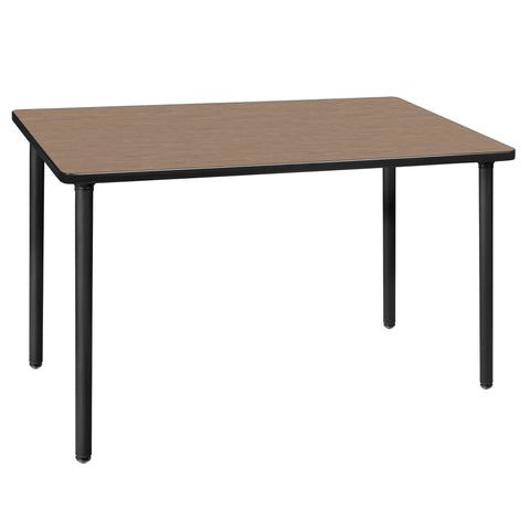 Regency Kee 42 x 24 in. Folding Training Seminar Table Top Black Legs