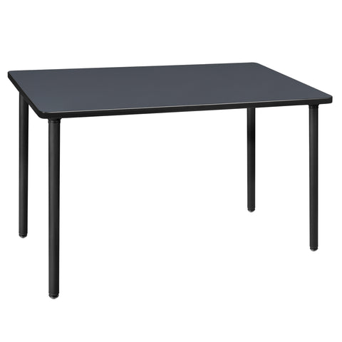 Regency Kee 42 x 24 in. Folding Training Seminar Table Top Black Legs