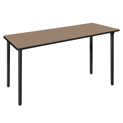 Regency Kee 42 x 24 in. Folding Training Seminar Table Top Black Legs